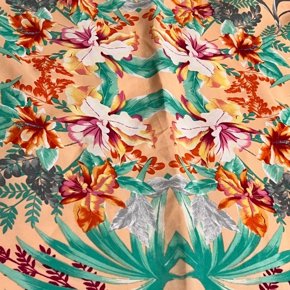 Danny & Nicole Dress 16 Plus Multicolor Tribal Sleeveless Sheath Lined Boho - Picture 5 of 12